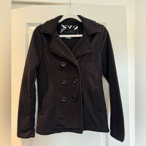 Women’s hooded pea coat